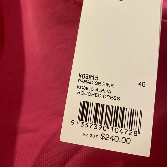 Kookai pink dress- size 40 - Picture 4 of 4
